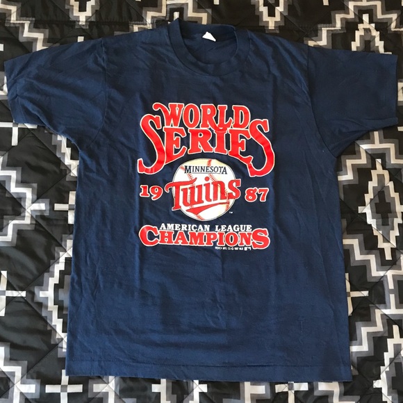 Vintage Minnesota Twins World Series Champions Shirt - Picture 1 of 5